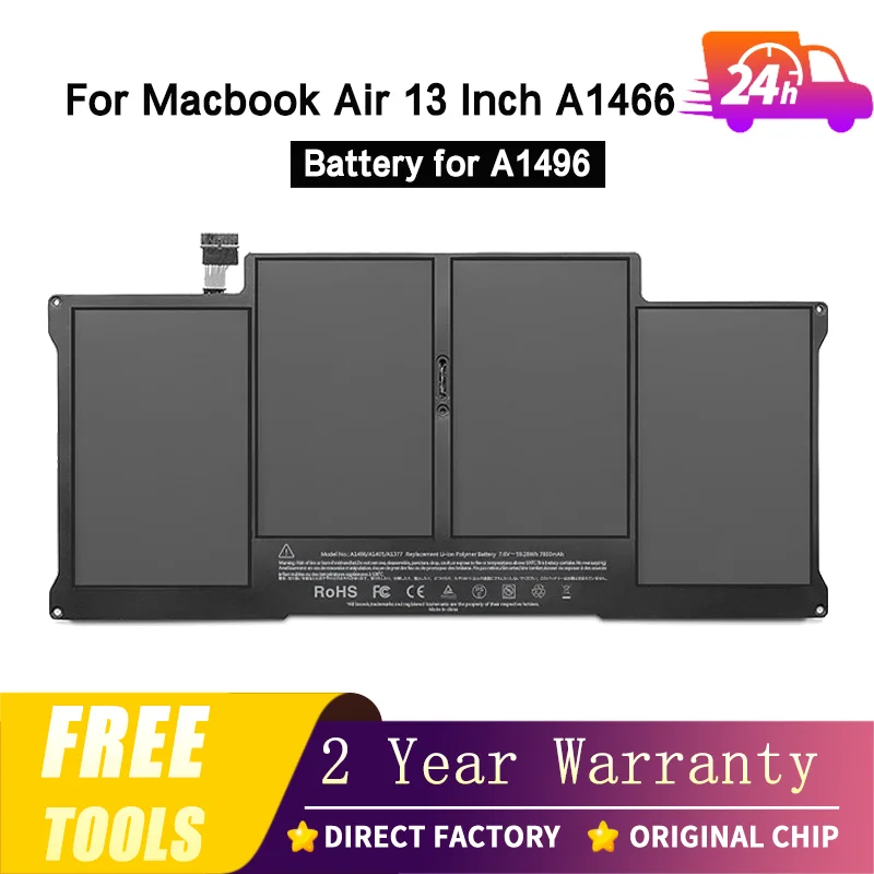 New A1496 Battery For Apple MacBook Air 13