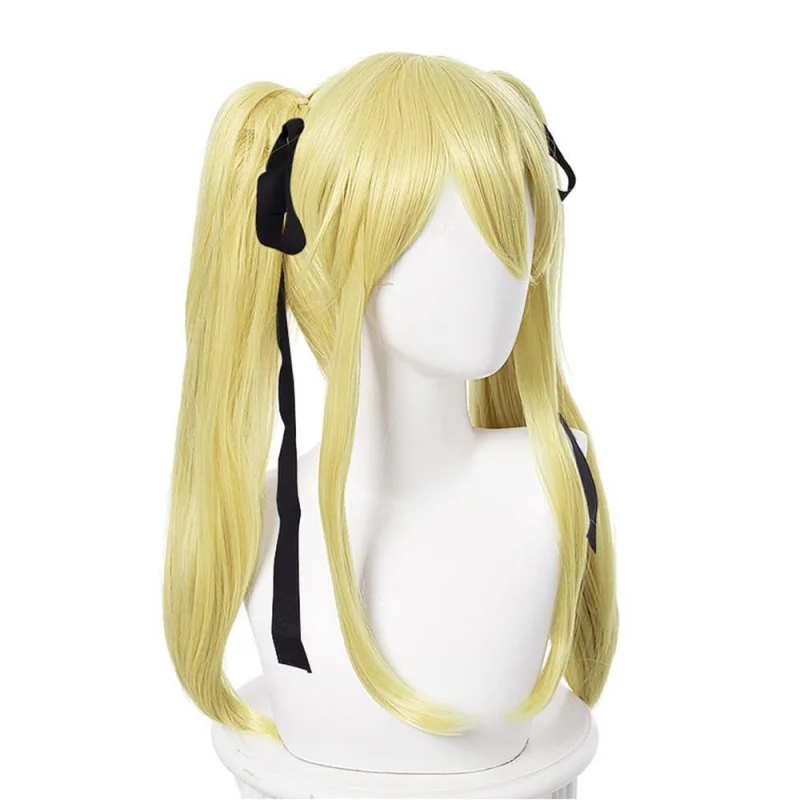 شعر مستعار أنيمي مجنون القمار الهاوية ساوتومي مااري مع شعر مستعار تأثيري الشريط الأسود