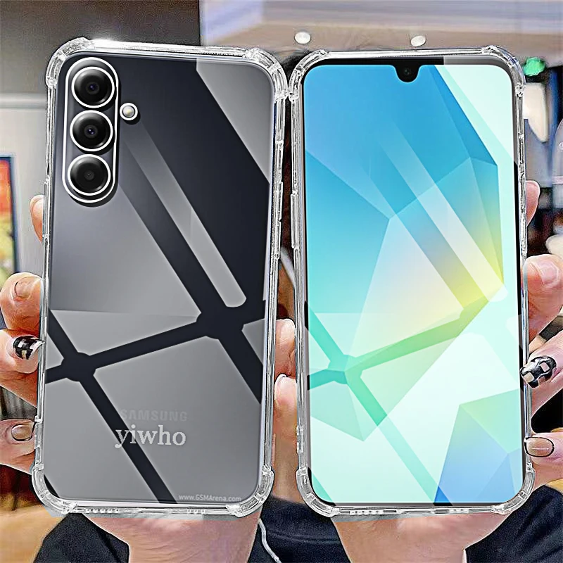 Прозрачный мягкий чехол для телефона Samsung Galaxy A16 4G 6,7 дюйма, тонкая задняя крышка, прозрачная защитная крышка для Galaxy A16 4G SM-A165F A165
