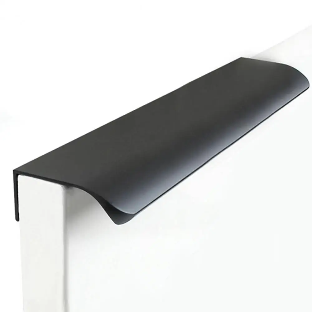 Poignées cachées bord de doigt dissimulé tirer poignée noire bord de doigt tirer poignées poignée de porte cachée placard tire armoire tire