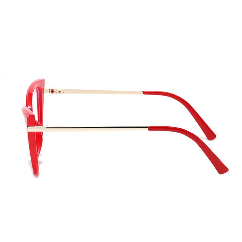 Blue Light Blocking Cat Eye Nearsighted Glasses For Women TR90 Spring Leg Optical Glasses With Prescription 0 -0.5 -0.75 To -6