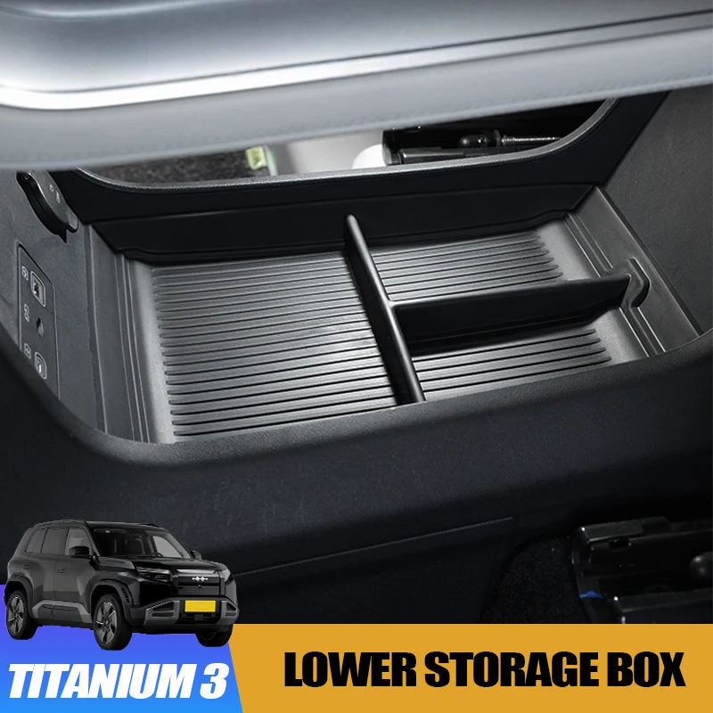 

Center Console Lower Storage Box for BYD Equation Leopard Titanium 3 Dedicated Interior Storage Modification Accessory