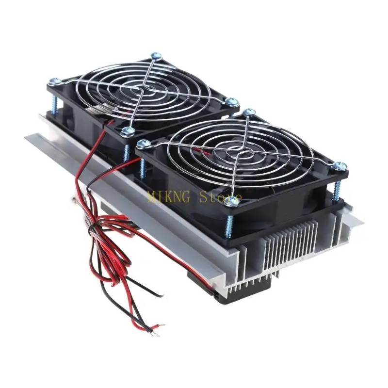DIY Peltier Cooler 12V أشباه الموصلات الحرارية التبريد الحرارية وحدة التبريد درجة الحرارة +مروحة لأفضل بيع كبير