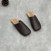 GKTINOO 2026 New Handmade Genuine Leather Women's Shoes Soft Soled Casual Round Toe Slip-on Flat Slippers - Image 5