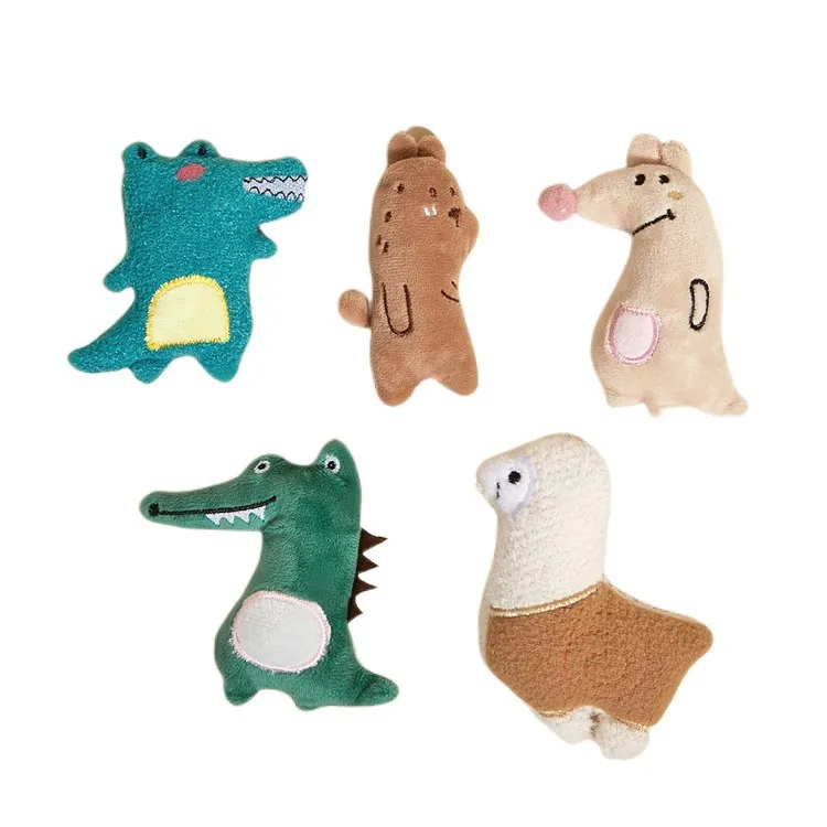 

New Cats Natural Catnip Plush Toy Dinosaurs Penguins Mice Bite Chew Molar Tooth Interactive Game Cat Accessories Pet Dog Cat