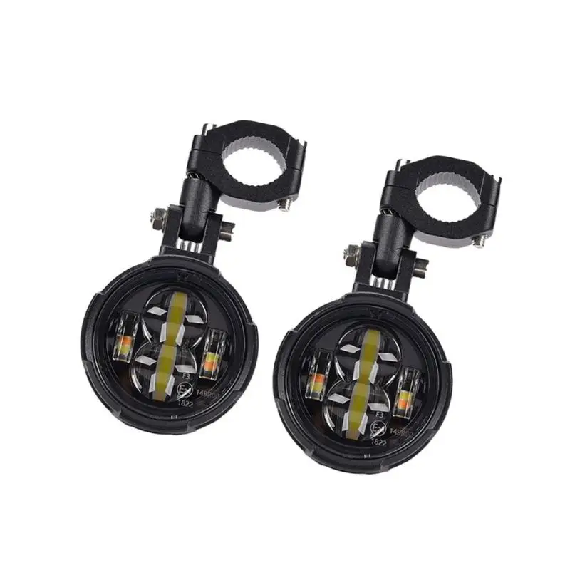 31BC Easy Installation Motorcycle Auxiliary Lights with Multiple Lighting Modes IP67 Waterproof Aluminum Alloy Construction