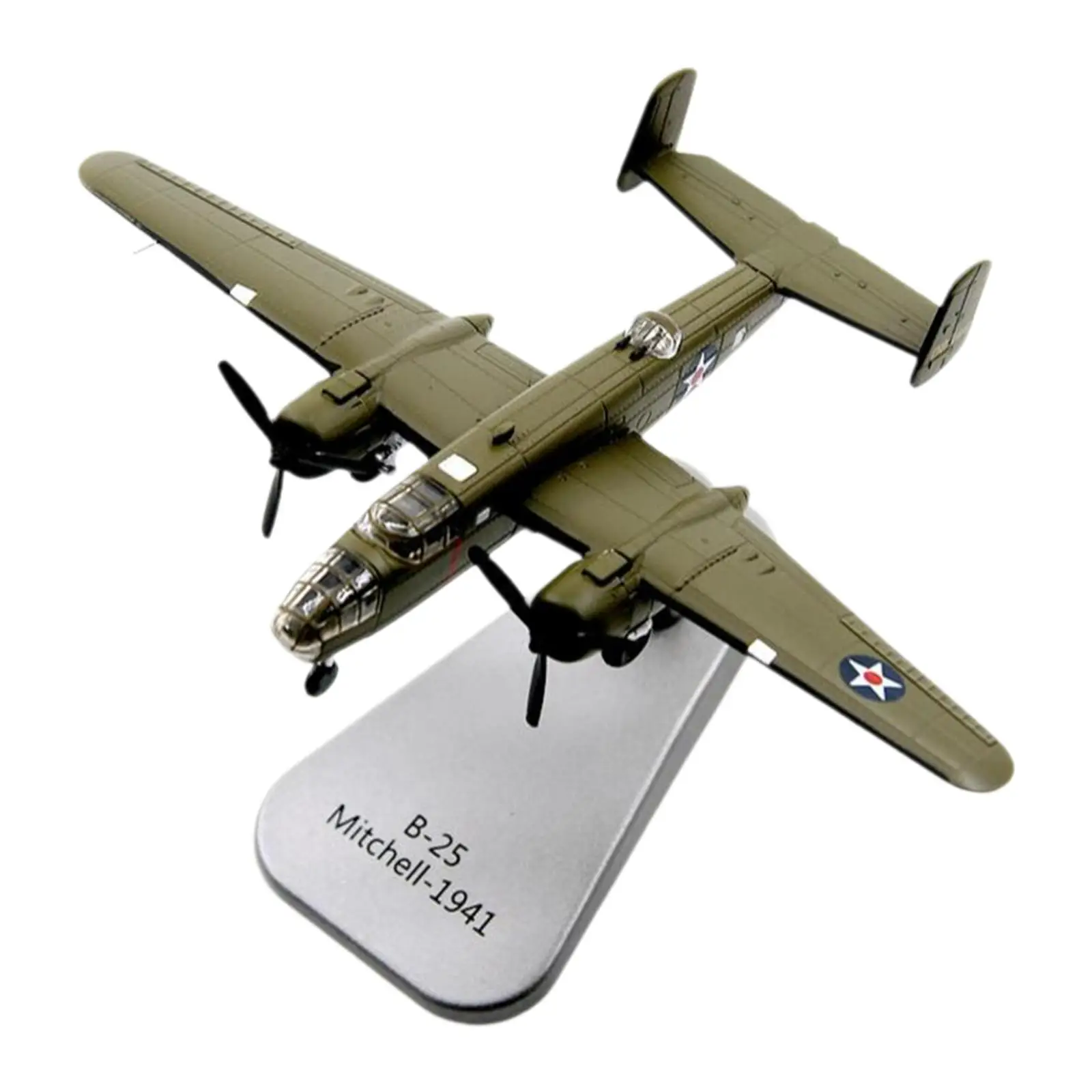 1/144 Scale Model Simulation with Display Stand Metal Aircraft Model for Countertop Shelf Cabinet Home Displays