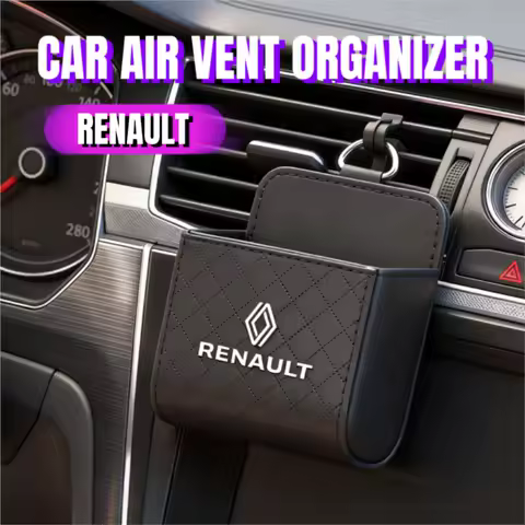 Car Air Outlet Storage Box Mobile Phone Key Organizer Glasses Holder For Renault RS Megane 2 3 4 Trafic Scenic 2 Clio Cap