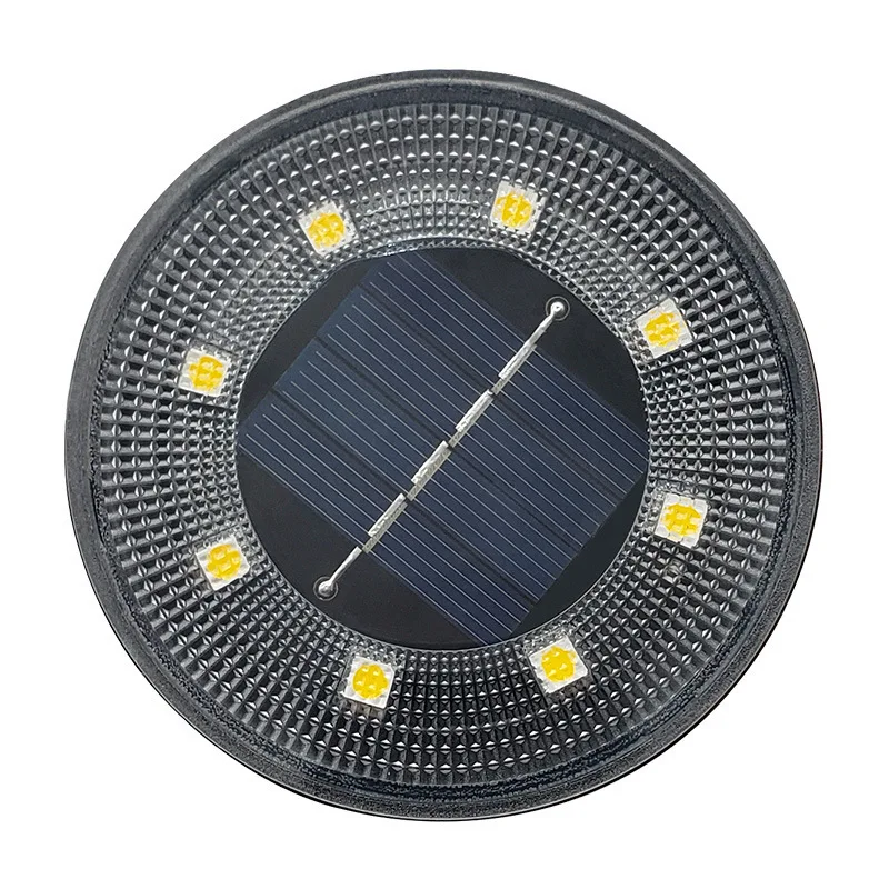 IP68 Waterproof LED Outdoor Solar Power Ground Light Lighting Control Path Deck Lights Yard Driveway Lawn Garden Decoration Lamp