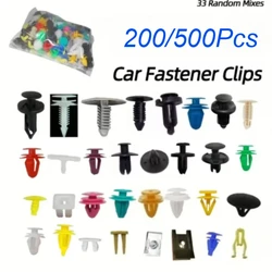 200/500pcs Universal Hybrid Car Bumper Engine Expansion Rivet Door Trim Panel Snap