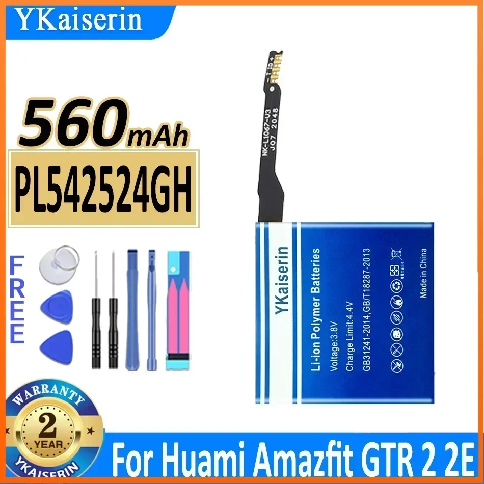 

Аккумулятор YKaiserin PL542524GH емкостью 560 мАч для Huami Amazfit GTR 2 2E GTR2, цифровые портативные аккумуляторы для сотового телефона + гарантия на трек
