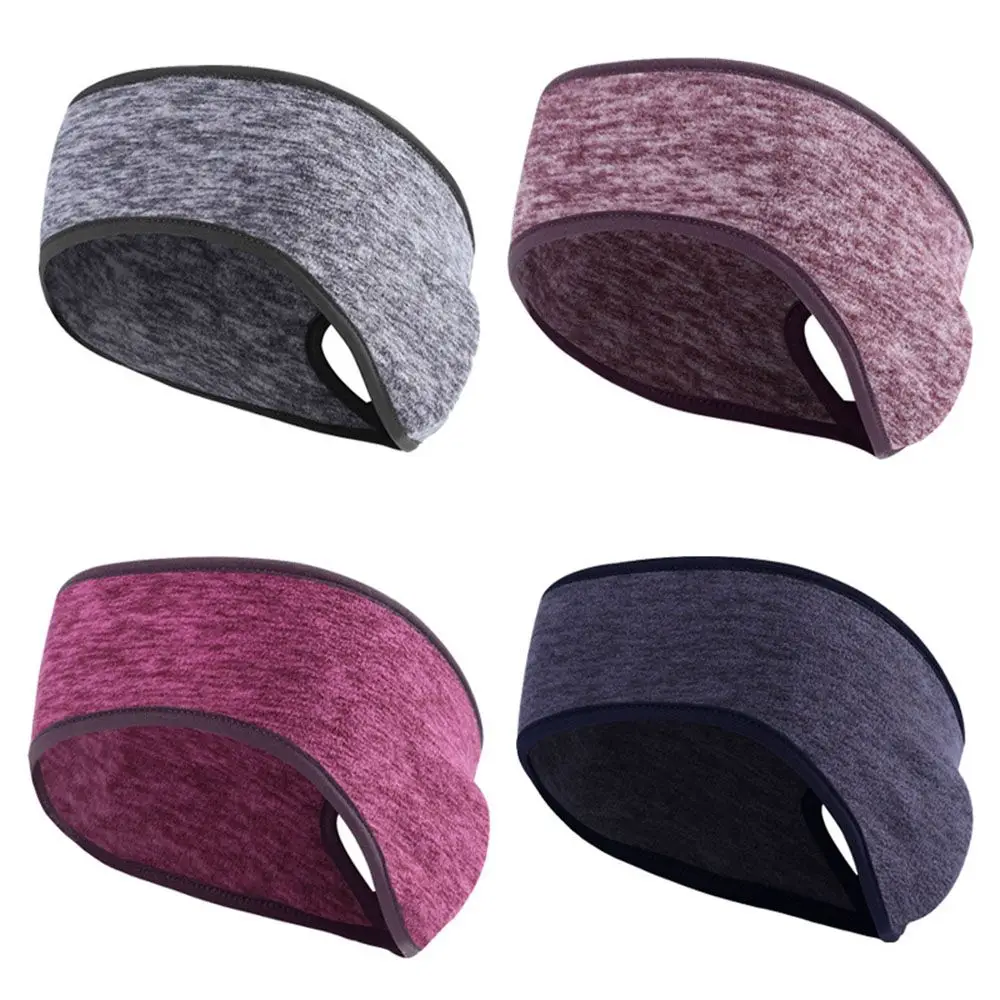 1pcs Hair Bands Women Girls Fleece Ear Cover Winter Sweatband Ear Warmer Ponytail Headband Running Headband