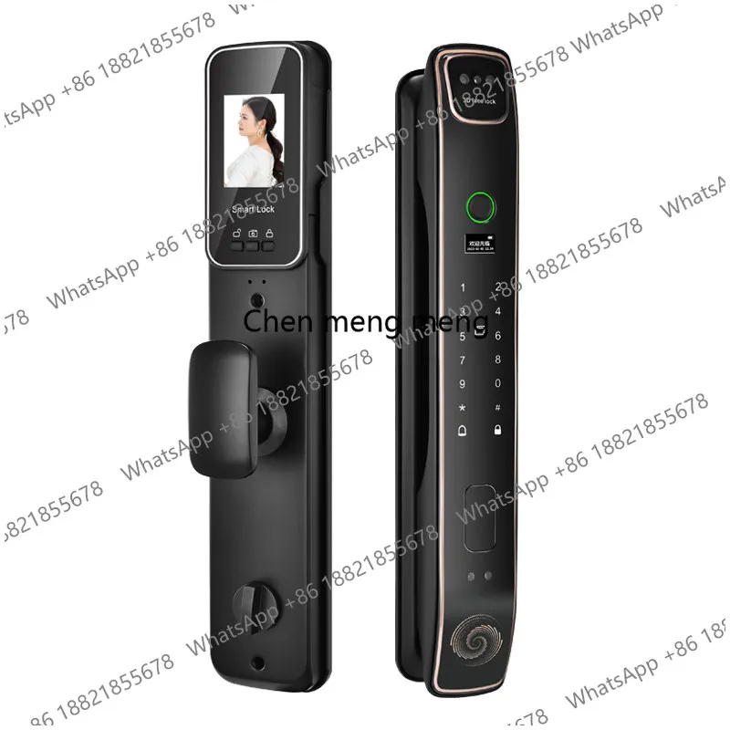 Fingerprint lock Household anti-theft door Automatic facial recognition Smart door lock Password lock Entry door