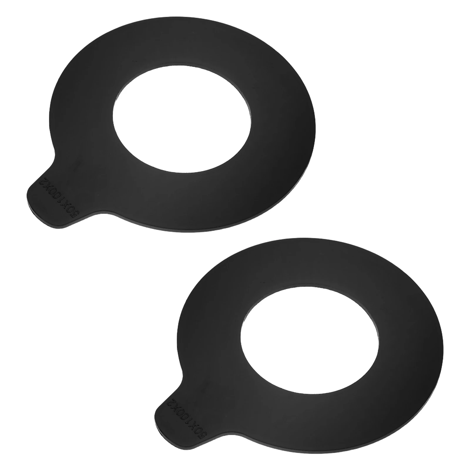 

2pcs Excavator Pin Gasket Shim Rubber Spacer Heavy Duty Digger Arm Parts Washer Set Round Sealing Ring Compatibility Longevity