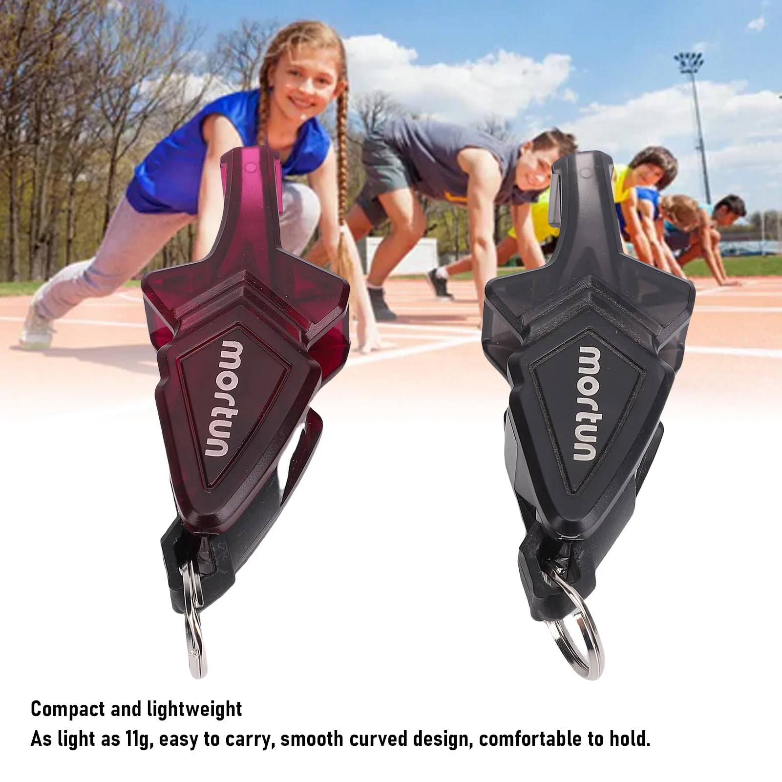 2 قطعة مجموعة صافرة رياضية ABS بصوت عال كريسب الصوت صافرة مع الحبل وقبضة الفم قبضة الاصبع للمدربين الحكم في حالات الطوارئ