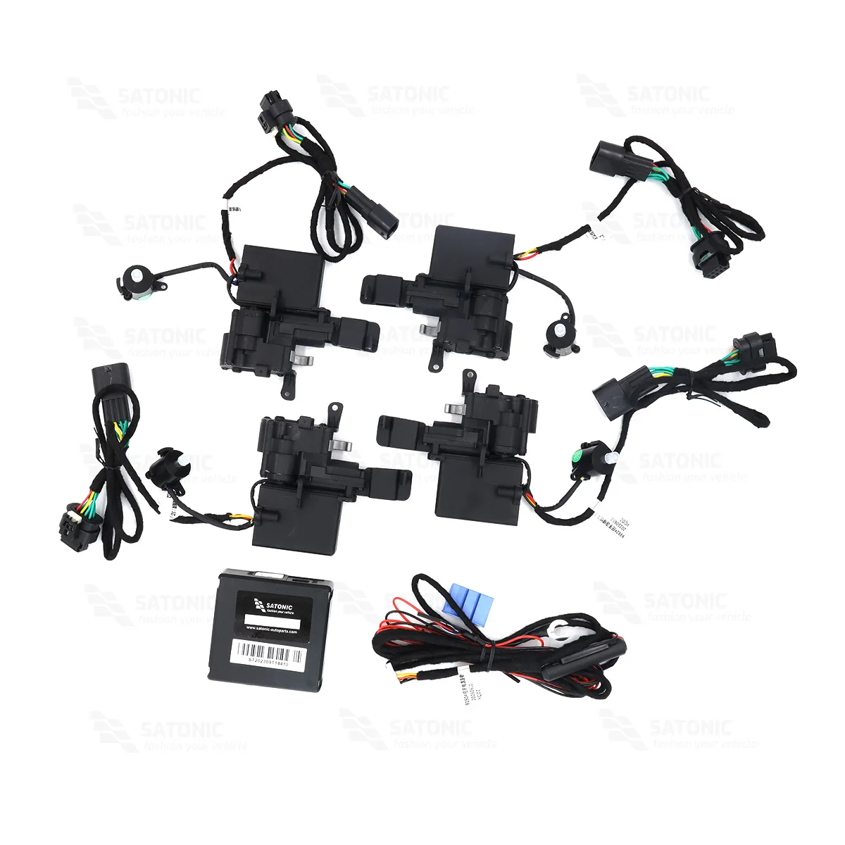 مقبض باب عرض تلقائي من SATONIC V9 لـ Tesla 2026 Model Y Model 3 Highhland مقود أوتوماتيكي لاسلكي بدون استخدام اليدين مفتوح #6