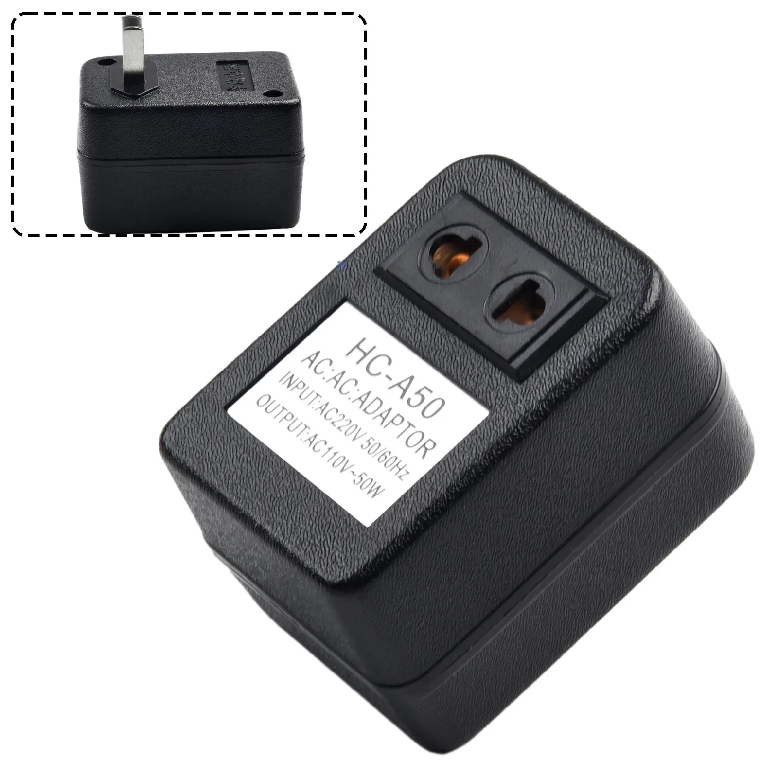 

Step-Down Transformer Travel Adapter 50W AC 220V To 110V/110V To 220V Converter Electrical Equipment Accessories