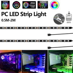 4 Pin RGB-Header DC12V 5050 LED Streifen Gaming Licht RGB Zweig Linie für Aura Sync Motherboard Control PC computer Fall (+,G,R,B)