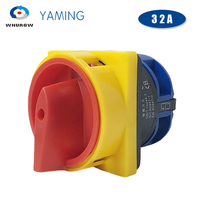 LW26GS-32/1 Isolator Switch 32Amp One Pole Rotary Cam Changeover Pad Lock On-off Power Main Disconnect Selector YMW26-32/1GS