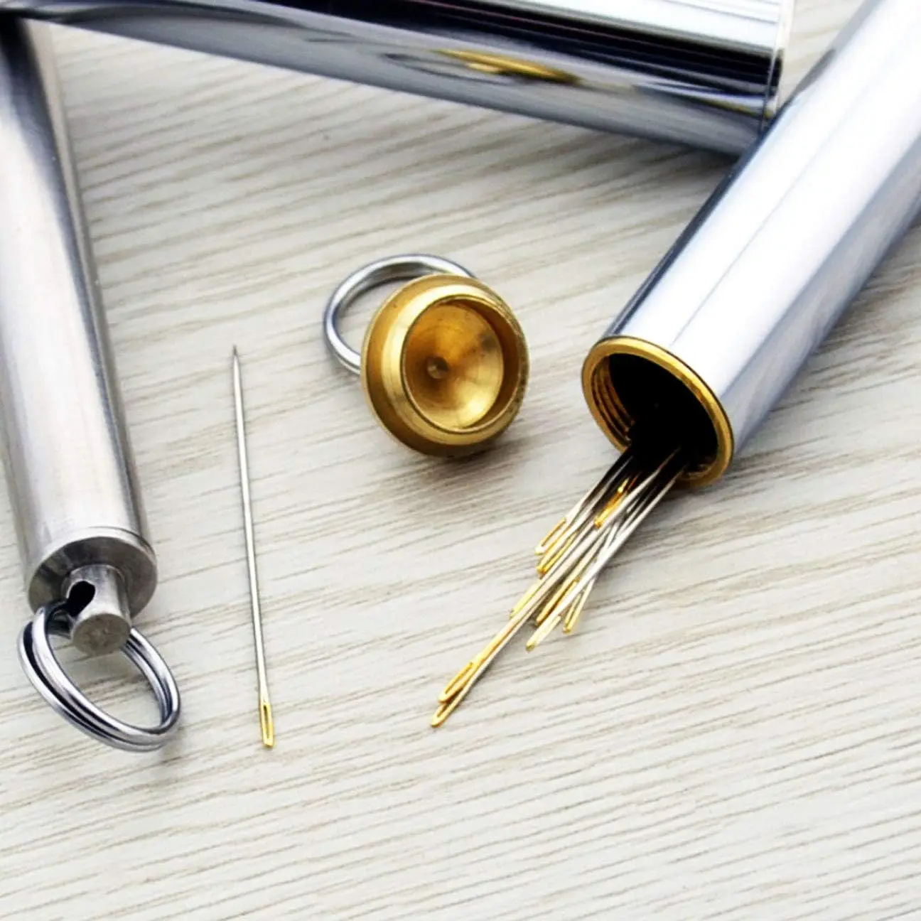 إطار تطريز 6 بوصة، طوق خشبي مقلد للتطريز للفن والخياطة، 4 قطع إطار أطواق تطريز مع قطعة واحدة من الخياطة Ne