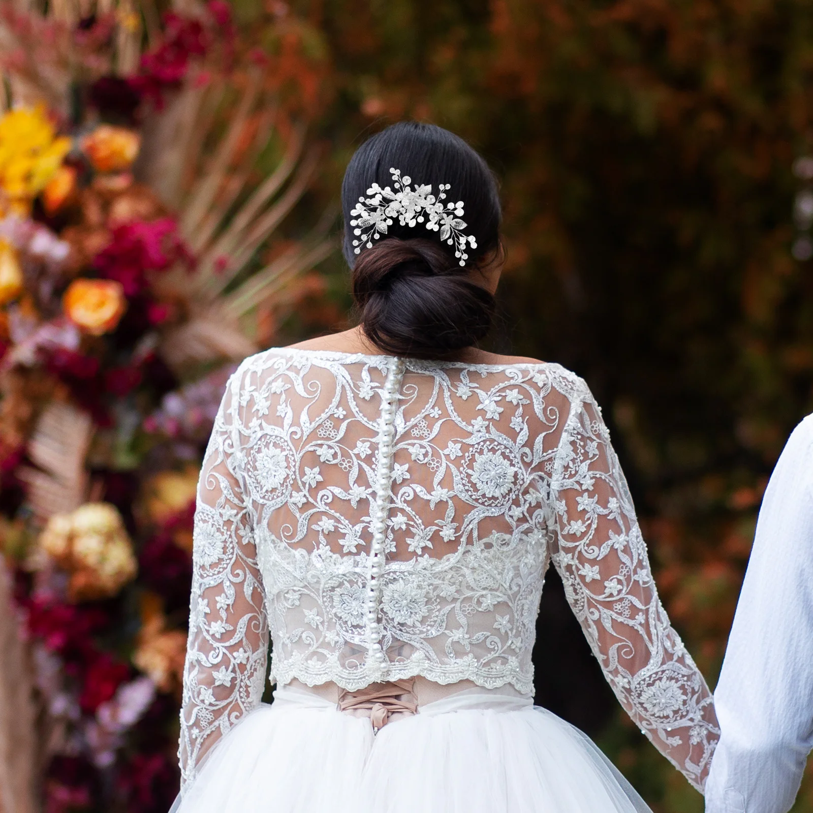 

Свадебные аксессуары для волос с цветочным принтом и стразами, свадебные головные уборы из сплава, головной убор Miss