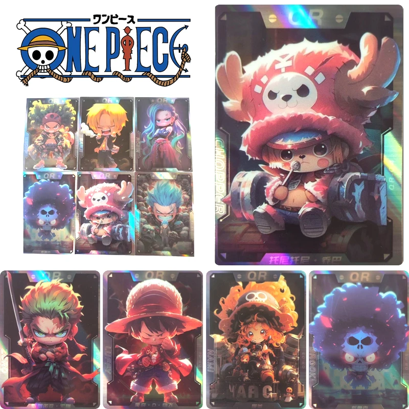 

Kabili One Piece QR Card Trafalgar D. Water Law Tony Tony Chopper Roronoa Zoro Rare Collection Card Christmas Birthday Gift Toys