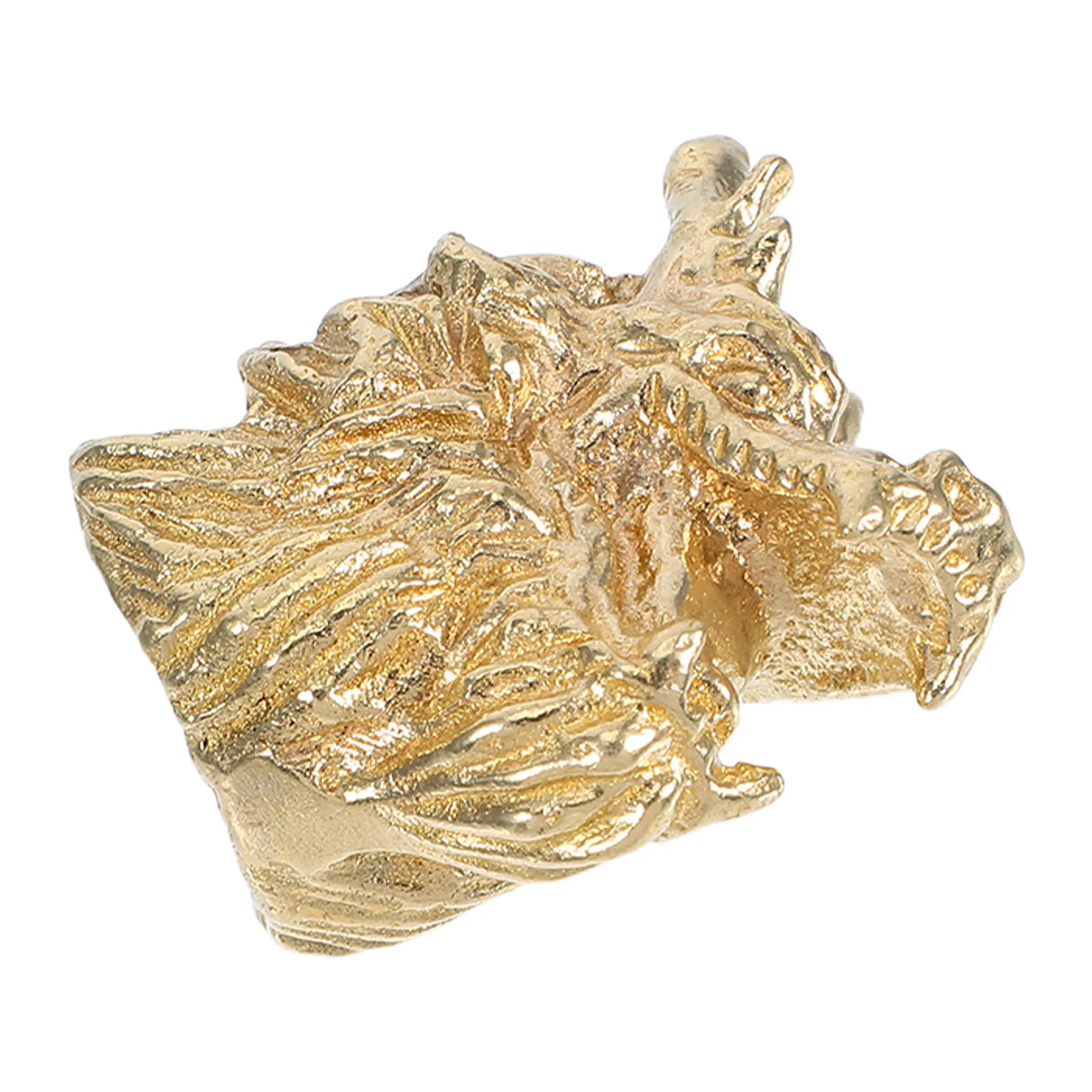 Brass Dragon Head Cabinet Handle New Chinese Style Pull Knob for Dressers Wardrobes Kitchen Brass Decorative Cabinet Knobs