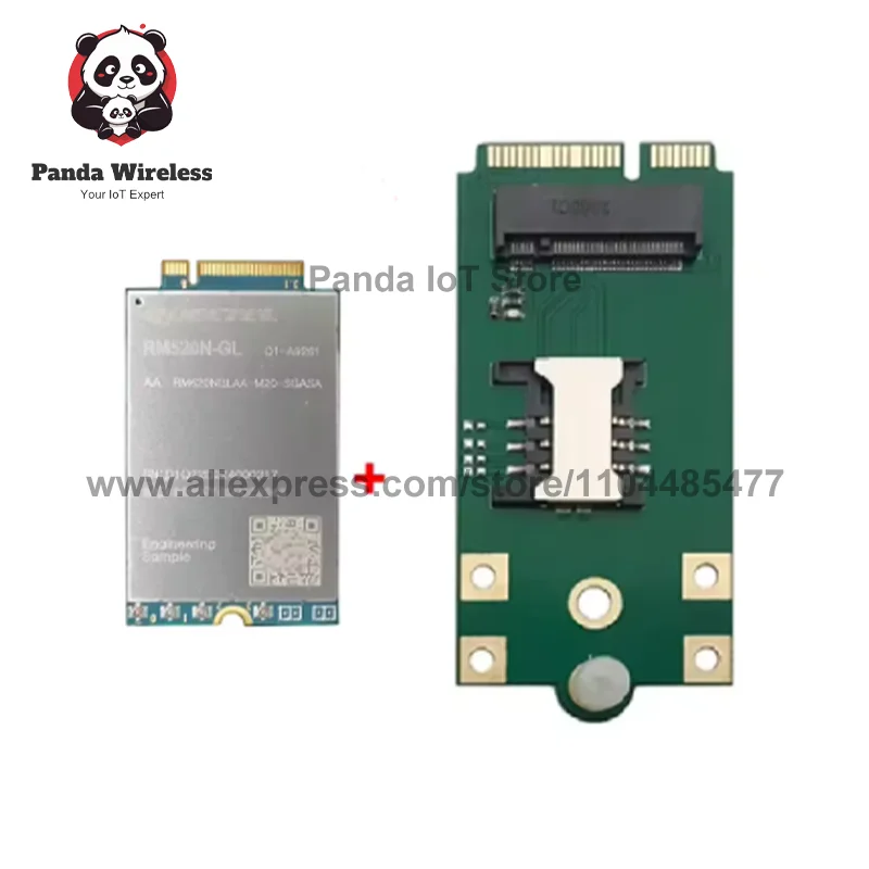 Free ship Quectel RM520NGLAA-M20-SGASA RM530NGLAA-M20-SGASA coverage Module High Speed for Sub-6 GHz M.2 Applications with kits