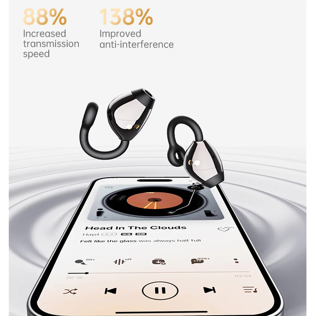 JM47 Earphone Bluetooth 6.0 Noise-Cancelling Sport Wireless Headphones Dopamine Colors Earbuds