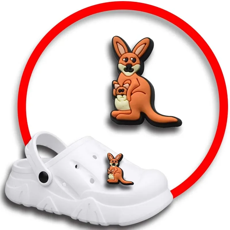 Fox Animal Shoe Charms for Crocs Sandals Women Clogs Pins Shoe Decorations Accessory Men Badges Girls Kids Shoes Accessories