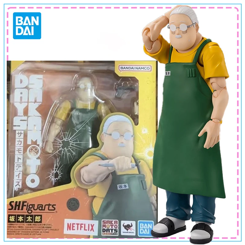 

Bandai S.H.Figuarts SAKAMOTO DAYS Taro Sakamoto Suit Action Figure Genuine SHF Model Kit Figures Joints Movable Model for Toys