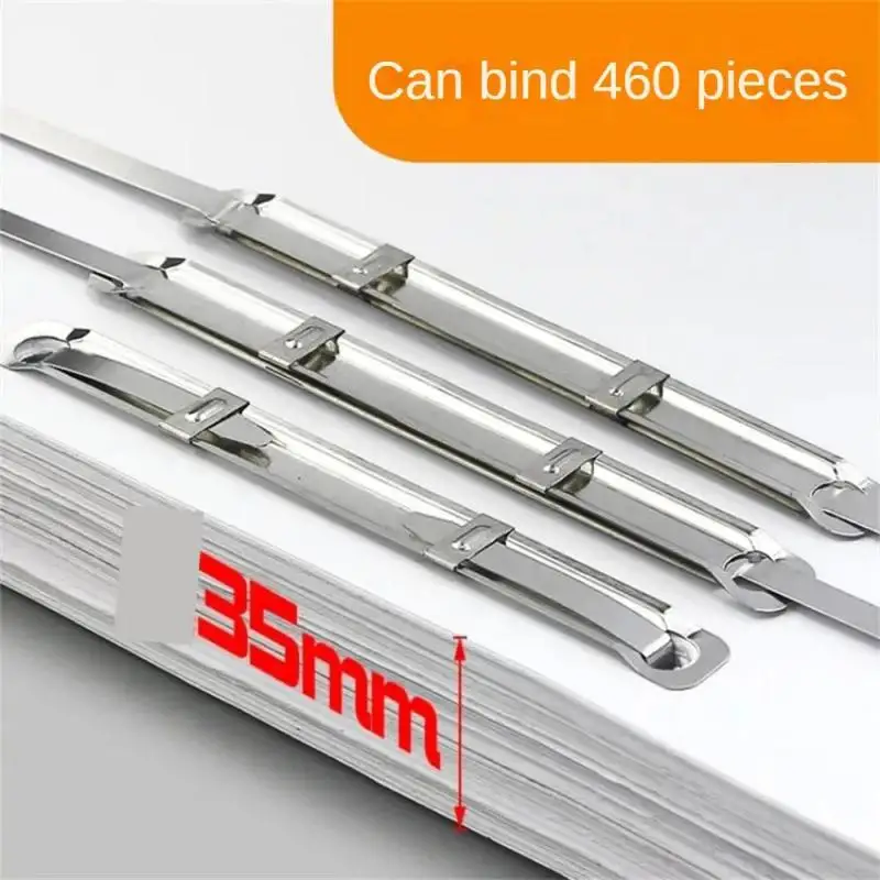 Binding Fixer Durable Recyclable Strong Numerous Firm And Practical Office Supplies Metal Binding Clips Convenient And Quick