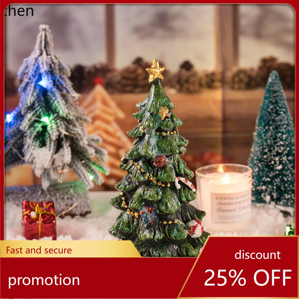

Новогоднее украшение ZML: настольная елка для дома и гостиной, реквизит для создания праздничной атмосферы, рождественские украшения