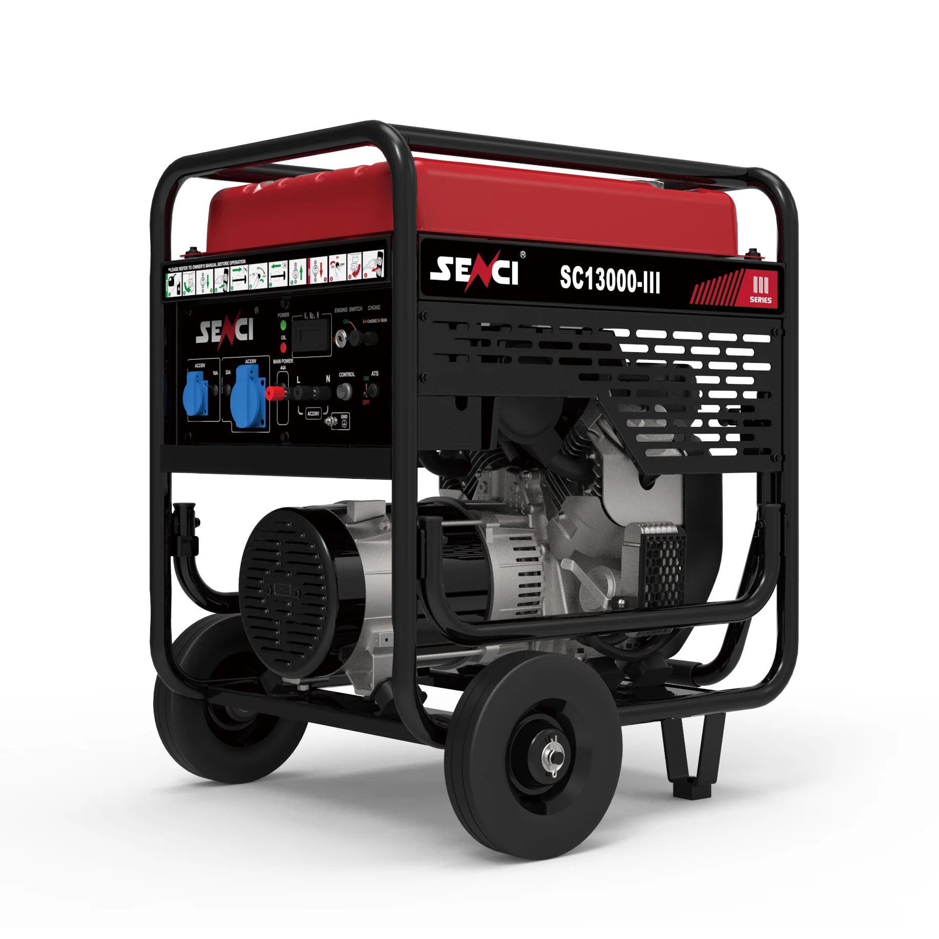 

Portable Senci 10KW 15KW 50Hz 60Hz 3 phase Power Gasoline Generator