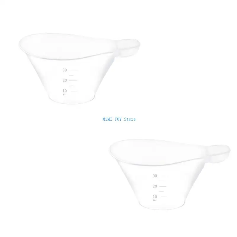 

24BE 2pcs Travel-ready Baby Feeding Cups Versatile for Water Formula & Medication