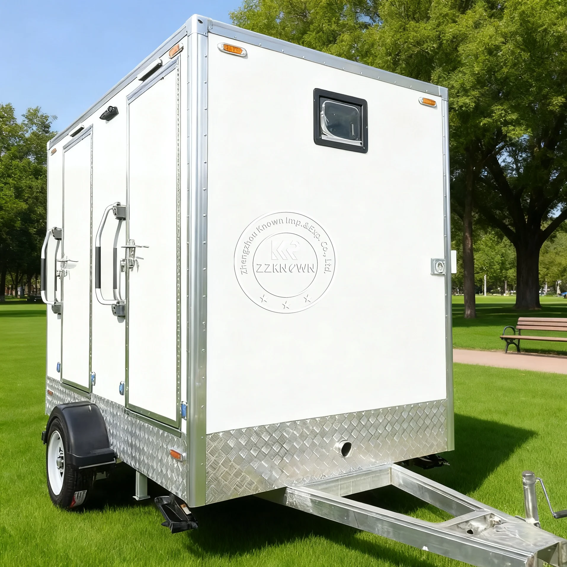 

Portable Toilet And Shower Room Mobile Restroom Trailer Custom Luxury Bathroom Washroom Camping Toilet Trailer For Sale