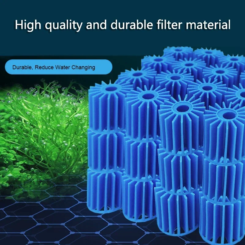 100g Aquarium Bio Balls Biochemical Ball Filter Media for Aquarium Filter Accessories for Fish Tank High Quality Approx. 100pcs