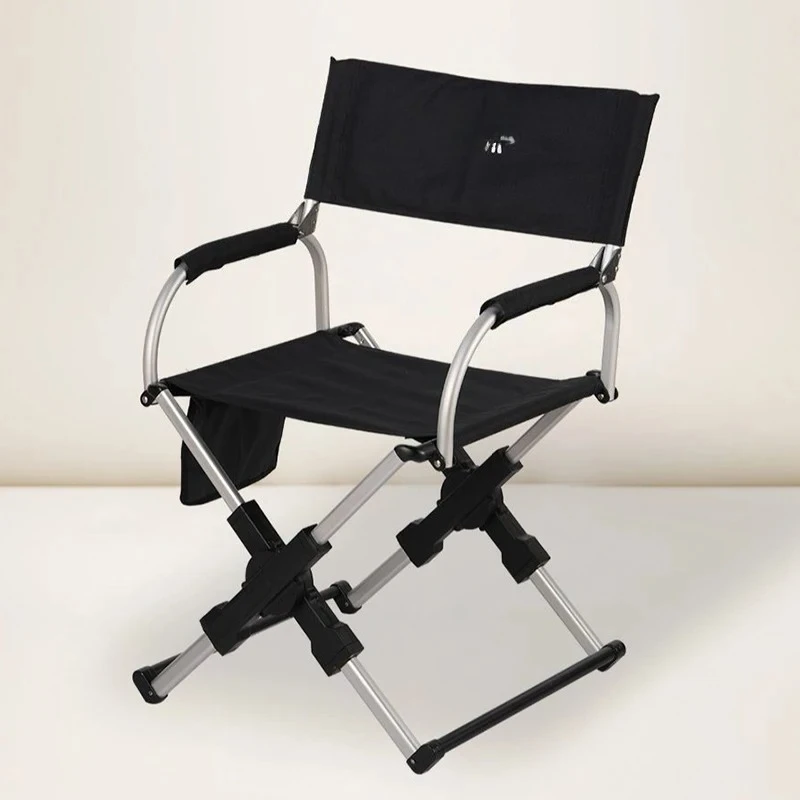 Nordic Outdoor Folding Chairs Metal Design Beach Chair Portable Bar Stools Modern Armchair Creative Minimalist Home Furniture