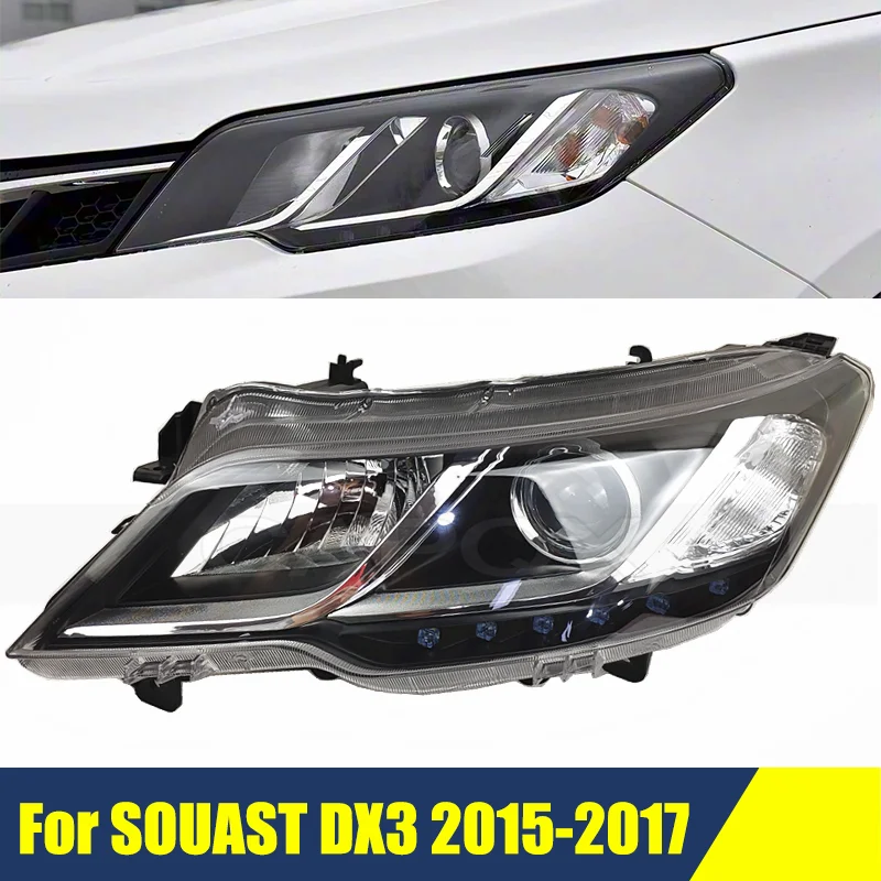 

Headlight Head Light Lamp For SOUAST DX3 2015-2017 Front Bumper Headlight Headlamp
