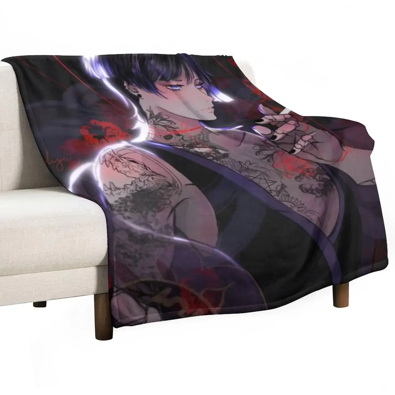 scaramouch modern Throw Blanket Stuffeds Warm Sofa Quilt Large Hairys blankets and throws Blankets