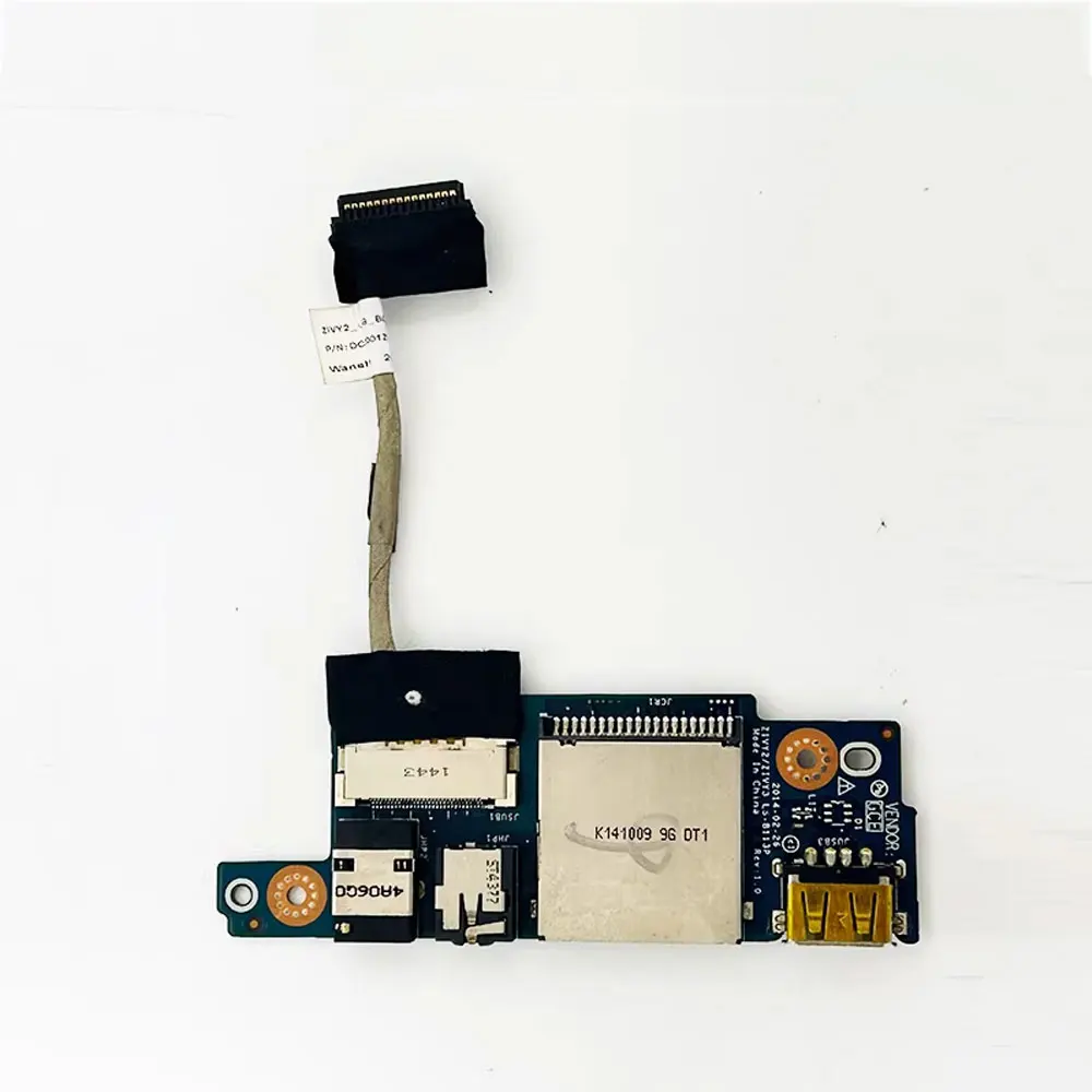 For Lenovo IdeaPad Y50-70 Y50P-70 Y50-80 Laptop USB Card Reader Audio Headphone Jack Port Board ZIVY2/ZIVY3 LS-B113P