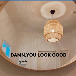 You Look Good Dainty Mirror Sticker Decal Bathroom Bath Girl Room Bedroom Living Room Home Decor