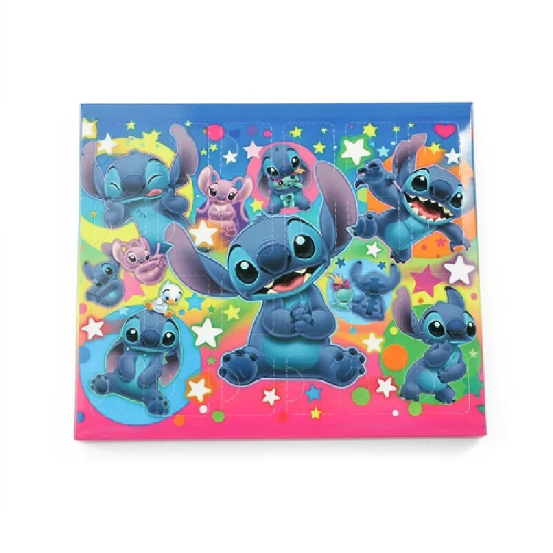 Nuovo Disney Stitch Calendario dell'Avvento di Natale Scatola cieca Lilo & Stitch 24 giorni Conto alla rovescia di Natale Fai da te Bracciale per gioielli Kit regalo