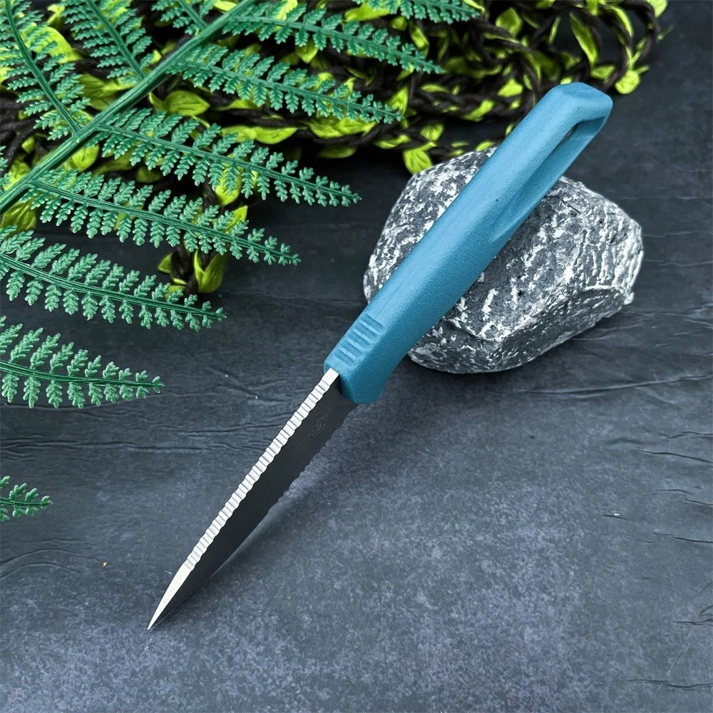 الأكثر مبيعا BM 18050 سكين مستقيم شفرة مثبتة صلابة عالية حافة حادة في الهواء الطلق استخدام أداة تخييم سكينة فاكهة سكين الدفاع عن النفس #4