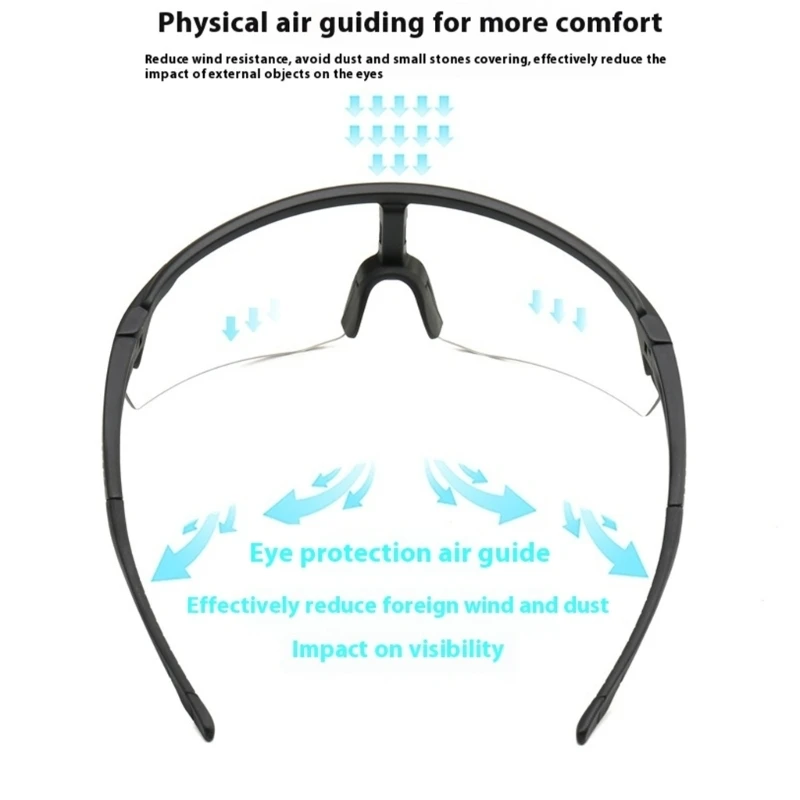 

Anti Fog Cycling Eyewear Impact Resistant Frame for Daytime and Nighttime Sports