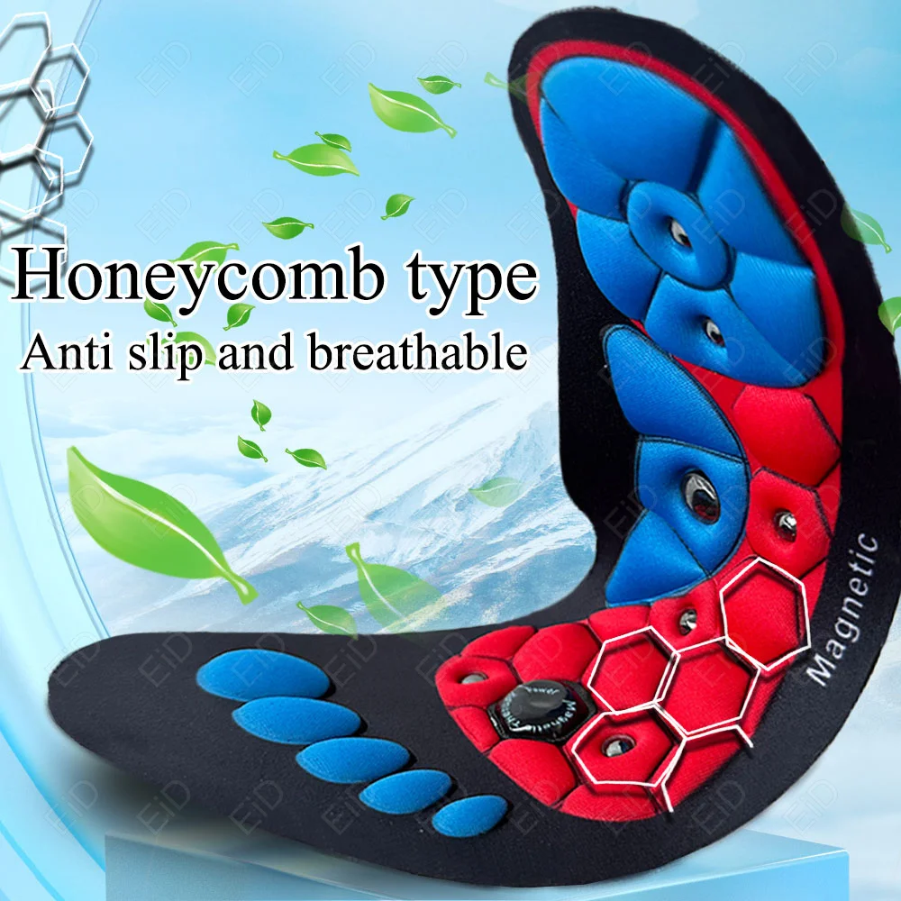 Magnetic Therapy Massage Insole Orthopedic Insole Foot Acupressure Enhanced Magnetic Insole Point Therapy Feet Body Detox Insert