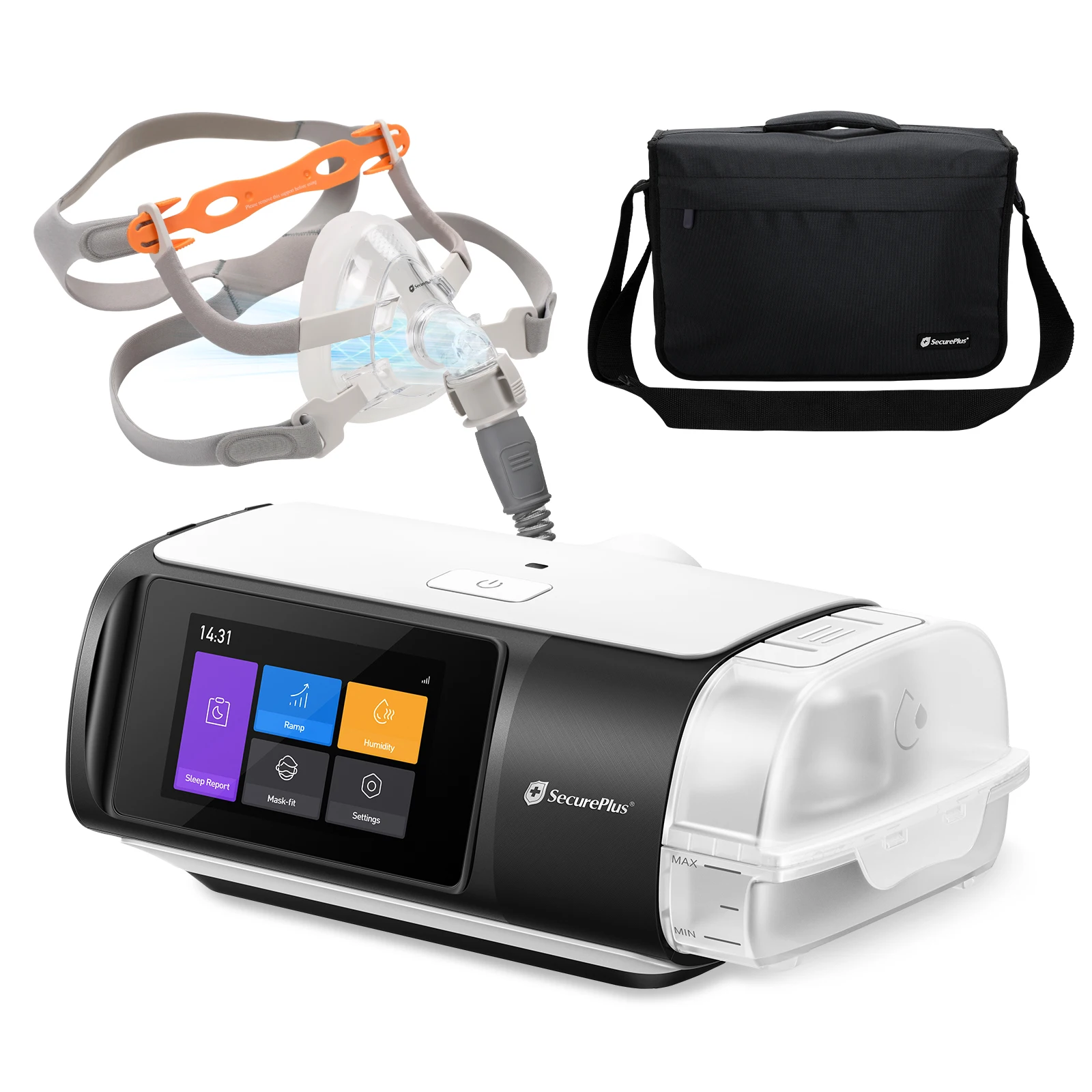 SecurePlus CPAP Machine 3.0 Auto – Medical Grade Auto CPAP sleep apnea machine with Heated Tube (TGA Approved)