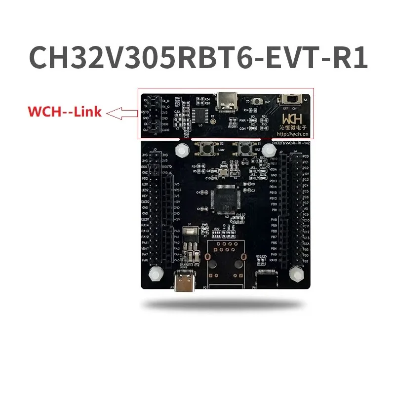 CH32V305 CH32V305RBT6 Entwicklungsboard mit integriertem Linke-Debugger – Detail 1