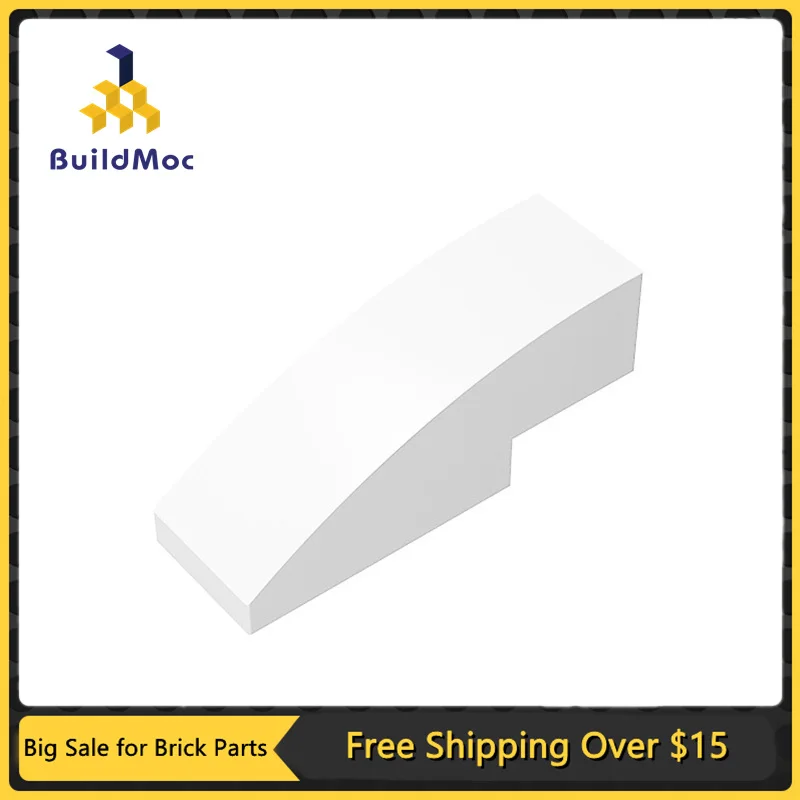 

10Pcs MOC Parts 50950 Slope Curved 3 x 1 Compatible Bricks DIY Assmble Building Blocks Particle Kid Puzzle Brain Toy Gift