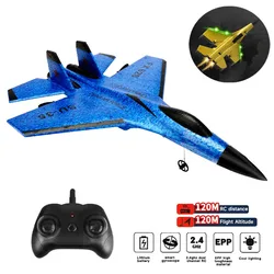 SU35 RC Aereo FX620 2.4G Radio Schiuma EPP Telecomando Modello Volante Aliante Con Luci A LED Aerei Aerei Per Il Regalo Dei Bambini